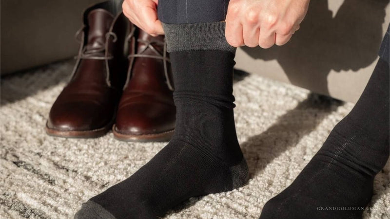 Best Travel Dress Socks for Men - Grand Goldman