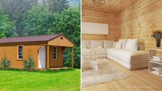 Interior Design Ideas for a Cozy 16x40 Shed House - Grand Goldman