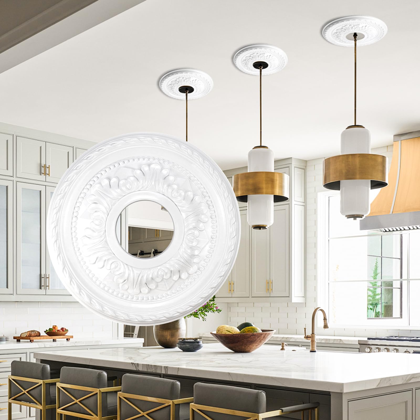 Designer Ceiling Medallions & Cornices