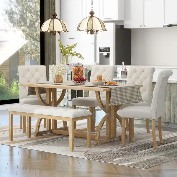 Solid Wood Dining Benches
