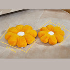 17.7In Cute White Daisy Flower Shaped Kids Throw Pillow Flower Throw Pillow Floor Pillow Cushion Sunflower Pillow Decorative Pillow for Kids Teens Tweens Girls. - Grand Goldman