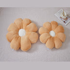 17.7In Cute White Daisy Flower Shaped Kids Throw Pillow Flower Throw Pillow Floor Pillow Cushion Sunflower Pillow Decorative Pillow for Kids Teens Tweens Girls. - Grand Goldman