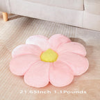 17.7In Cute White Daisy Flower Shaped Kids Throw Pillow Flower Throw Pillow Floor Pillow Cushion Sunflower Pillow Decorative Pillow for Kids Teens Tweens Girls. - Grand Goldman