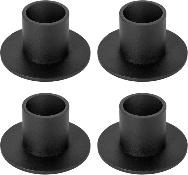 4 Pcs Black Candle Holders Retro Candlestick Holder Farmhouse Decor for Home Wedding Party Anniversary Housewarming Gifts for Women Men - Grand Goldman