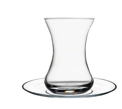 6 Pieces Turkish Tea Glass Cup Set 125ml - Grand Goldman
