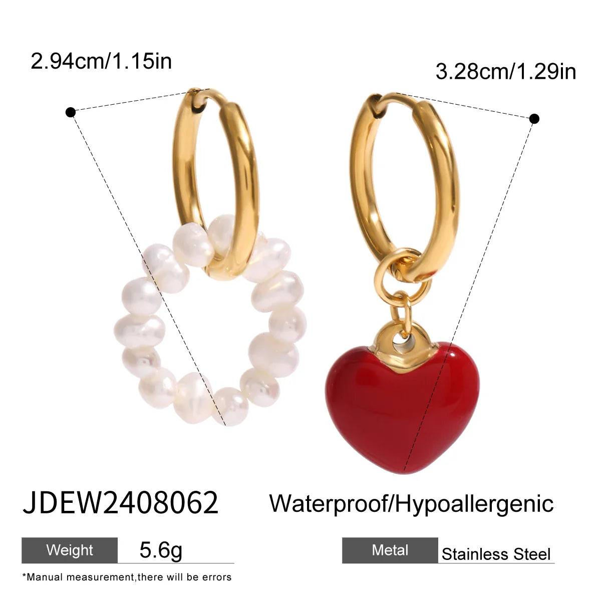 Ohrringe mit rotem, tropfendem Öl-Anhänger (18 Karat vergoldet) aus Edelstahl, antiallergisch, modisches Schmuckstück, perfektes Geschenk für festliche Anlässe