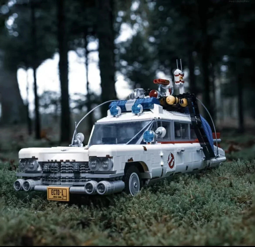 2025new Ghostbuster Ecto-1 Building Blocks Car Model Moc 10274 Display Bricks for Kids Adults Toys Halloween Christmas Gifts